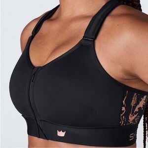 SHEFIT Black Luxe Sports Bra